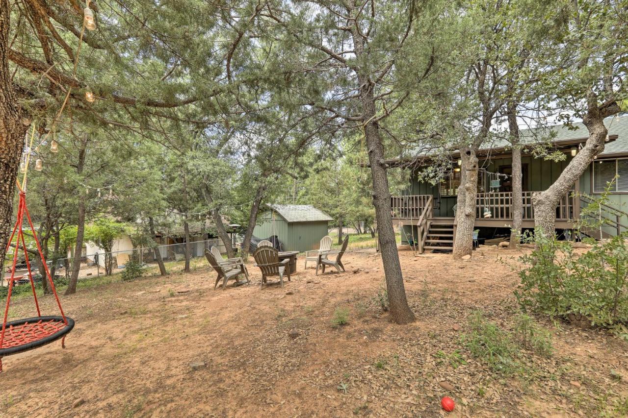 Bright Pine Cabin Direct Trail Access And Deck! Villa Exterior foto